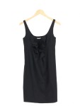 Vorschaubild 1 von Cocktailkleid Damen 34/XS Schwarz Elegant Raffungen