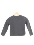 Vorschaubild 2 von Kinder Sweatjacke Gr. 122 Grau Rautenmuster