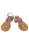 Vorschaubild 2 von Damen Sandaletten Gr. 38 Mehrfarbig Bohemian Casual Zehentrenner