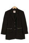 Vorschaubild 1 von Blazer Damen 42/XL Schwarz Klassisch Elegant Business 3/4-Arm
