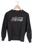 Vorschaubild 1 von COCA COLA Pullover Damen Schwarz Gr. 34/XS Casual Streetwear Logo-Print