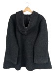 Vorschaubild 2 von Damen Winterjacke 36/S Schwarz Vintage Kapuze Wolle