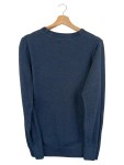 Vorschaubild 2 von PIER ONE Herren Pullover Blau Strukturmuster Gr. 38/XS Casual Basic