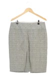 Vorschaubild 1 von Damen Bleistiftrock Gr. 40;L Mehrfarbig Kariert Elegant