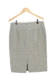 Vorschaubild 2 von Damen Bleistiftrock Gr. 40;L Mehrfarbig Kariert Elegant