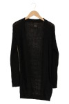 Vorschaubild 1 von Damen Strickjacke Cardigan Schwarz Gr. 32/XS Casual Basic Modern