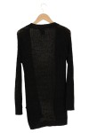 Vorschaubild 2 von Damen Strickjacke Cardigan Schwarz Gr. 32/XS Casual Basic Modern