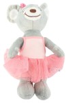 Vorschaubild 1 von Baby Kuscheltier Maus Ballerina Plüschtier Grau Rosa Tutu 22 cm