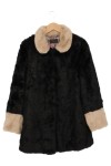 Vorschaubild 1 von IQ BERLIN Felljacke Damen 40/L Schwarz Elegant Klassisch Vintage