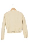 Vorschaubild 2 von Damen Lederjacke Gr. 38 Beige Casual Modisch