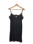 Vorschaubild 1 von Spitzenkleid Damen 38 M Schwarz Elegant Vintage Ärmellos Minikleid