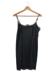Vorschaubild 2 von Spitzenkleid Damen 38 M Schwarz Elegant Vintage Ärmellos Minikleid