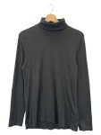 Vorschaubild 1 von Herren Langarmshirt Rollkragen Grau Gr. 44/XS Basic Casual
