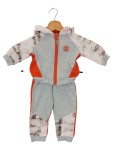 Vorschaubild 1 von Baby Trainingsanzug Kinder Gr. 68 Grau Orange Sportlich