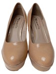 Vorschaubild 2 von Damen Pumps Gr. 38 Beige Elegant Business Glamourös Plateau