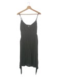 Vorschaubild 1 von festliches Kleid Damen Gr. 36/S Schwarz Plissee Trägerkleid