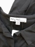 Vorschaubild 3 von PIU & PIU Blusenkleid Damen Gr. 42/XL Schwarz Business Elegant Midi