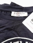 Vorschaubild 3 von Damen T-Shirt Gr. 32/XXS Schwarz Grafisch Casual