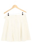 Vorschaubild 2 von Damen Faltenrock Gr. 36/S Beige Elegant Schleife