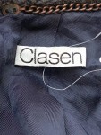 Vorschaubild 3 von Damen Klassischer Mantel Gr. 38/M Grau Strukturmuster Elegant