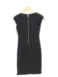 Vorschaubild 2 von Cocktailkleid Damen 36/S Schwarz Elegant Luxuriös Fransen Strass