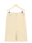 Vorschaubild 1 von A-Linienrock Damen 44/XXL Beige Klassisch Midirock Baumwolle