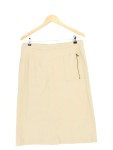 Vorschaubild 2 von A-Linienrock Damen 44/XXL Beige Klassisch Midirock Baumwolle