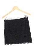 Vorschaubild 2 von Minirock Damen 38;M Schwarz Spitze Elegant Luxuriös