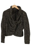 Vorschaubild 1 von Leichter Mantel Damen Einheitsgröße Schwarz Elegant Meliert