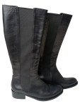 Vorschaubild 1 von Damen Stiefel Gr. 36 Schwarz Kniehoch Elegant Klassisch
