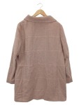 Vorschaubild 2 von Damen Kurzmantel Kariert Wolle Klassisch Elegant Beige Gr. 38