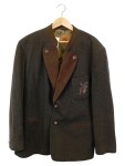 Vorschaubild 1 von Trachtenjacke Damen Gr. 38/M Grau Meliert Traditionell Vintage Knopf