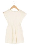 Vorschaubild 1 von Kinder Sommerkleid Gr. 128 Weiß Casual Lochmuster Baumwolle