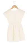 Vorschaubild 2 von Kinder Sommerkleid Gr. 128 Weiß Casual Lochmuster Baumwolle