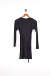 Vorschaubild 3 von Damen Freizeitkleid Schwarz Gr. 38/M Viskose Casual Elegant