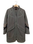 Vorschaubild 1 von Damen Wintermantel Gr. 36/S Grau Vintage Elegant Pailletten
