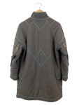 Vorschaubild 2 von Damen Wintermantel Gr. 36/S Grau Vintage Elegant Pailletten