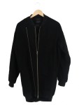 Vorschaubild 1 von Damen Bomberjacke Schwarz Gr. 36/S Casual Modern
