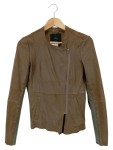 Vorschaubild 1 von . Damen Lederjacke Gr. 36/S Braun Casual Modern Biker-Stil
