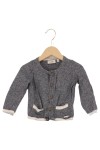 Vorschaubild 1 von Strickjacke Baby Kinder Gr. 80 Grau Casual Baumwolle