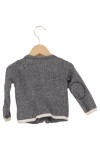 Vorschaubild 2 von Strickjacke Baby Kinder Gr. 80 Grau Casual Baumwolle