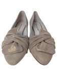Vorschaubild 2 von Ballerinas Damen Gr. 37 Beige Elegant Modisch Schleife