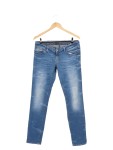 Vorschaubild 1 von Mom Jeans Damen Blau W31 L33 Gr. 40 L Baumwolle Elasthan Freizeit
