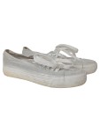 Vorschaubild 1 von Sneaker low Damen Gr. 39 Silber Glitzer Plateau Freizeitschuh