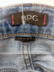 Vorschaubild 4 von Damen Jeans Regular Fit W25/34 Blau mit Gesichter Muster