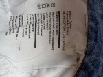 Vorschaubild 5 von Damen Jeans Regular Fit W25/34 Blau mit Gesichter Muster