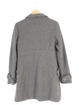 Vorschaubild 2 von Damen Wollmantel Grau Gr. 36/S Klassisch Elegant