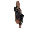 Vorschaubild 1 von Damen Sandalen Gr. 38 Schwarz Casual Elegant Riemchensandalen