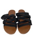 Vorschaubild 2 von Damen Sandalen Gr. 38 Schwarz Casual Elegant Riemchensandalen
