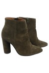 Vorschaubild 1 von Stiefelette Damen 38 Grün Elegant Reißverschluss